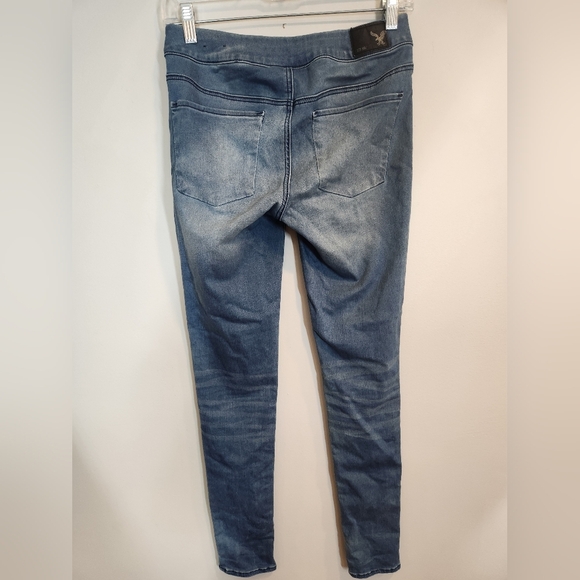 American eagle womens super super stretch skinny jean size 4L long - Picture 2 of 5